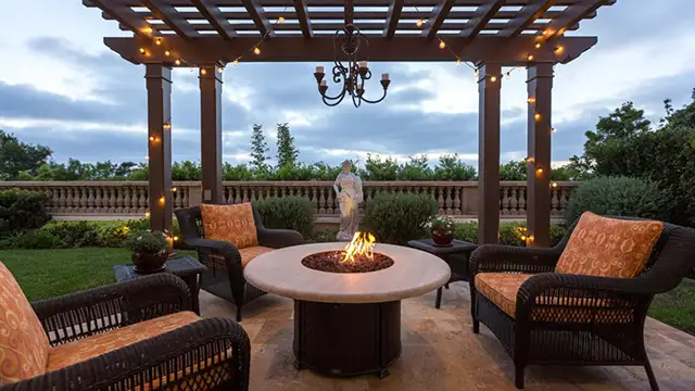 patio fireplace